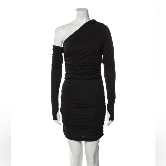 The Andamane Dresses & Skirts - The Andamane Sheath Dress One Shoulder Black